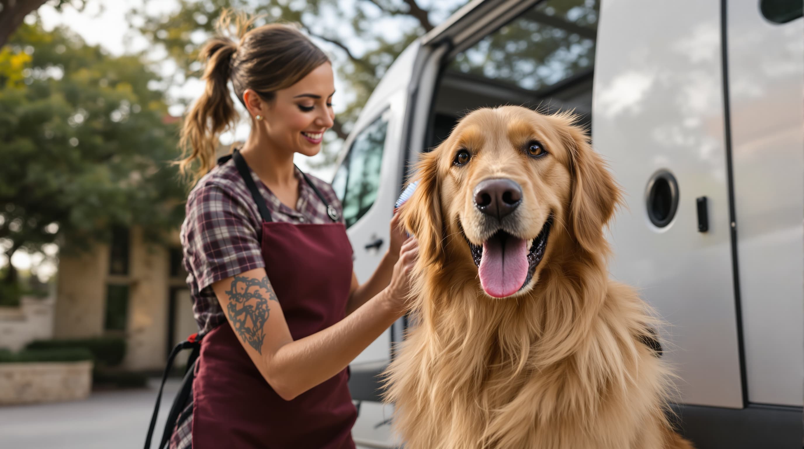 Dog grooming service in San Antonio